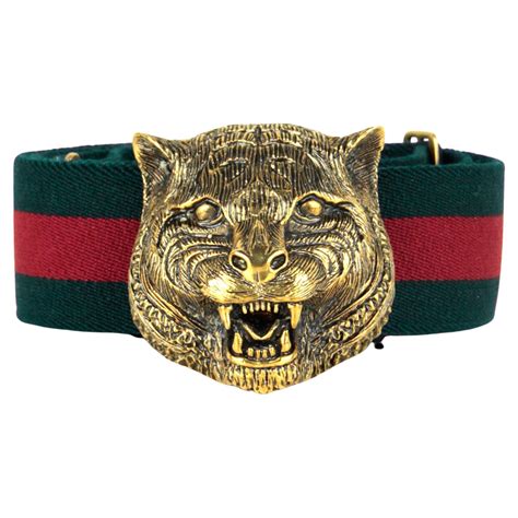 tiger head tiger print gucci belt|Gucci tiger head belt kit.